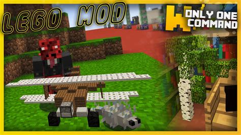 Minecraft - LEGO MOD with only one command block! - YouTube