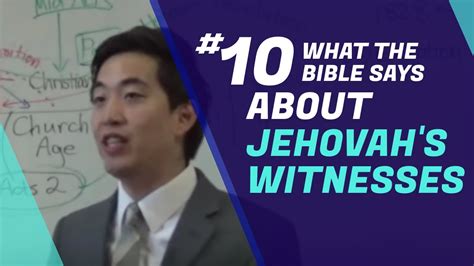 What the Bible Says About Jehovah's Witnesses | Intermediate ...