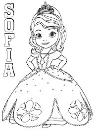 Dibujos de Sofia the first para Colorear - DibujosOnline.Net