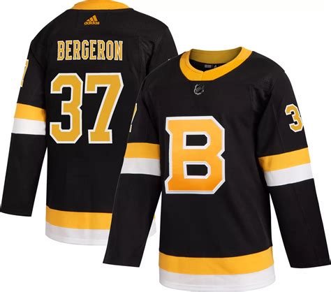 adidas Men's Boston Bruins Patrice Bergeron #37 Authentic Pro Alternate Jersey | DICK'S Sporting ...