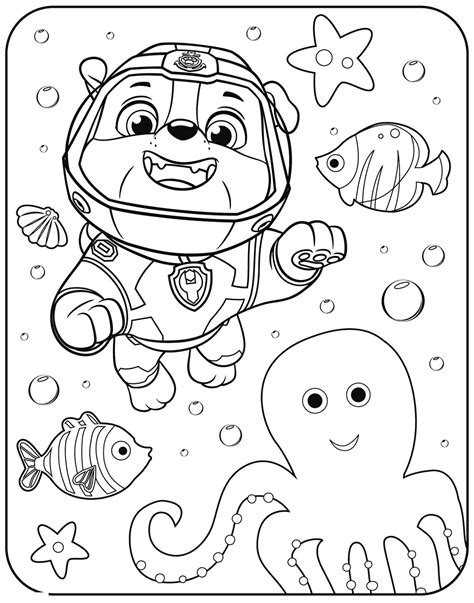 Paw Patrol Coloring Sheets Archives | 101 Coloring