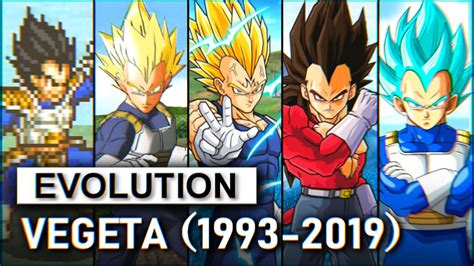 Evolution of Vegeta 1993-2019 - YouTube