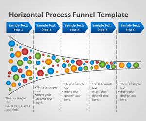 Free Horizontal Process Funnel PowerPoint Template - Free PowerPoint Templates - SlideHunter.com