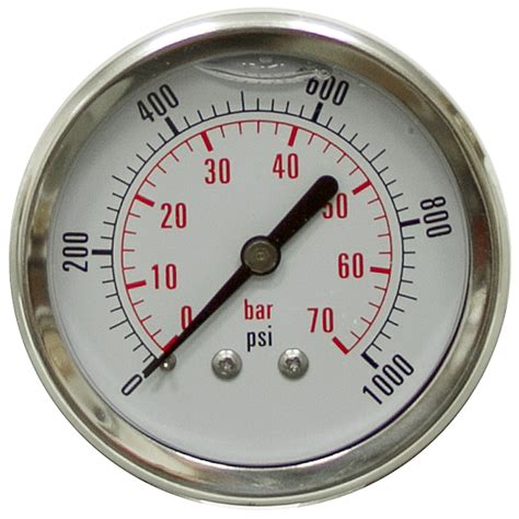 1000 PSI 2.5" LF BM Pressure Gauge | Pressure & Vacuum Gauges | Pressure Gauges | Air ...