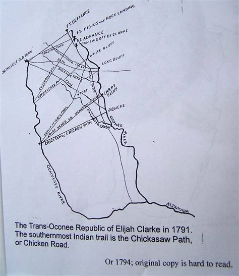 IMAGES OF OUR PAST - ANCIENT INDIAN TRAILS - OCONEE AND OCMULGEE RIVER ...