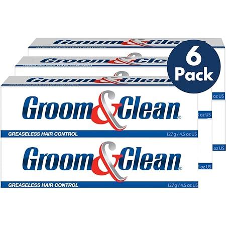 Amazon.com : Groom & Clean Hair Control Cream, 4.5 Oz, Pack of 6 : Beauty & Personal Care