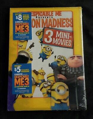 Despicable Me Presents Minion Madness (DVD, 2012)Despicable Me 3 Promo ...