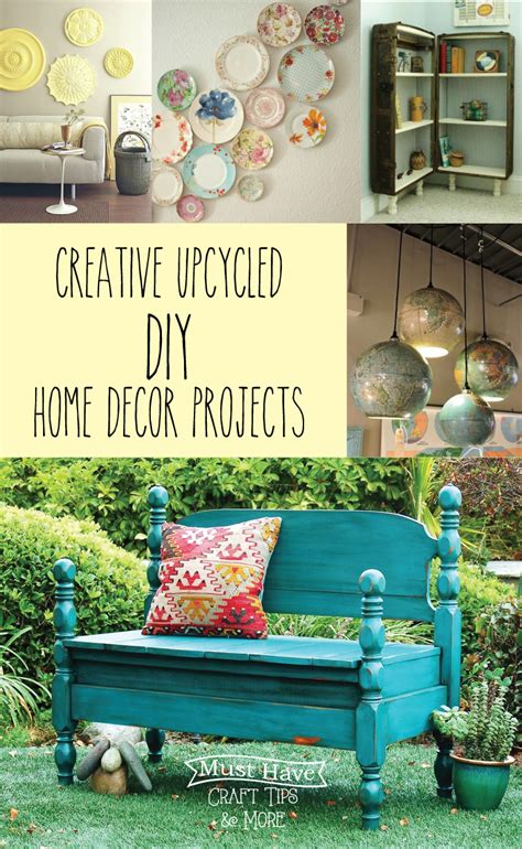 Must Have Craft Tips - Upcycled Home Decor Ideas