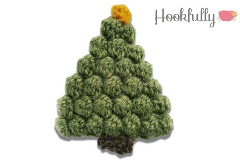 Free Christmas Tree Applique Crochet Pattern - Hookfully