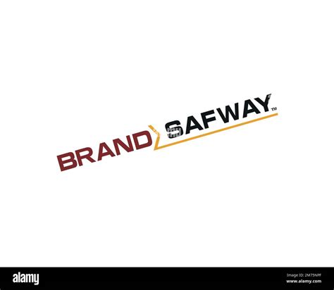 BrandSafway, rotated logo, white background Stock Photo - Alamy