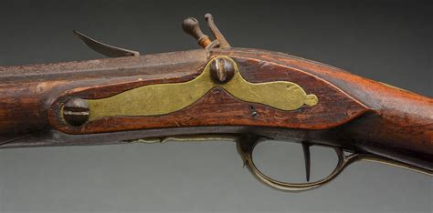 (A) FINE AMERICAN REVOLUTIONARY WAR FLINTLOCK MUSKET WITH BAYONET. - auctions & price archive