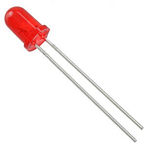 5 Pcs 5mm Red LED Light Emitting Diode - Electronic Components ...