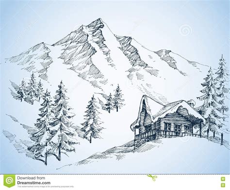 Share 77+ mountain scenery sketch best - seven.edu.vn