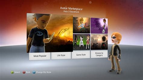 Xbox 360 Avatars Getting New Outfits, Props, Marketplace