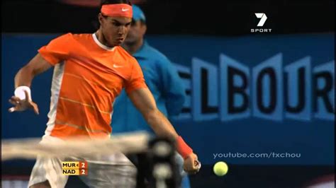 Rafael Nadal - Super Slow Motion Reverse Forehand - YouTube