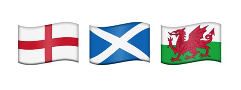 Progress on England, Scotland, Wales Emoji Flags