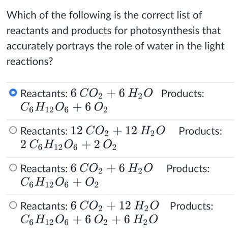 Solved Which of the following is the correct list of | Chegg.com