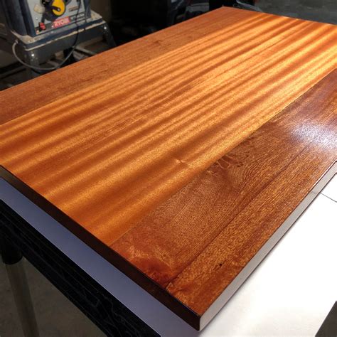 Sapele mahogany hallway table table top : r/woodworking