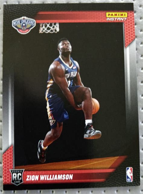 2019 Panini Instant “First Look” ZION WILLIAMSON First Rookie Card ...