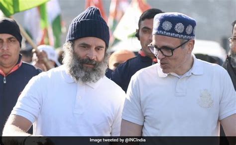 Bharat Jodo Yatra: Omar Abdullah Joins Rahul Gandhi's Yatra In Jammu ...