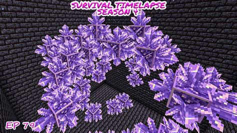 Amethyst Shard farm | Minecraft Survival Timelapse S4 Episode 79 - YouTube