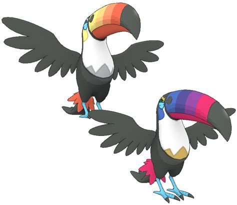 3DS - Pokémon Sun / Moon - #733 Toucannon - The Models Resource