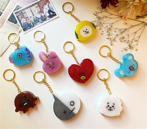 BT21 Keychain Bt21 Merch Bts Keychain Bts Merchandise BT21 | Etsy