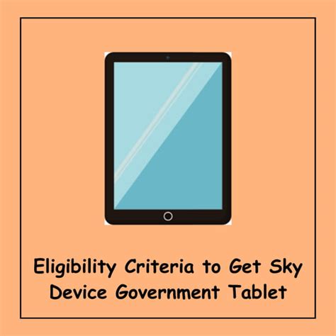 Free Sky Devices Government Tablet - Help For Families