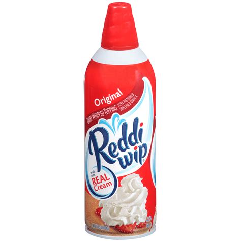 Reddi Wip Topping Whipped Cream Aerosal 6.5 oz