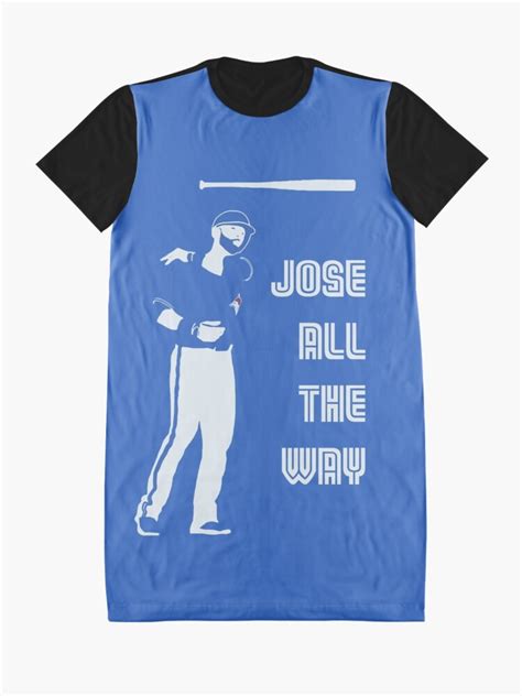 "Jose Bautista Bat Flip " Graphic T-Shirt Dress for Sale by ...