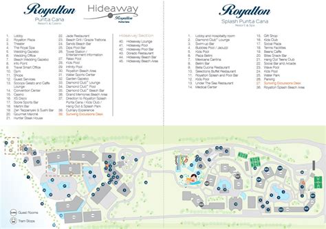 Resort Map | Royalton Punta Cana | Punta Cana, D.R.