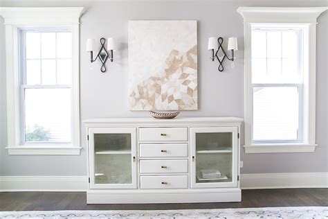 How to Paint Pottery Barn Furniture: Buffet Makeover | So Chic Life