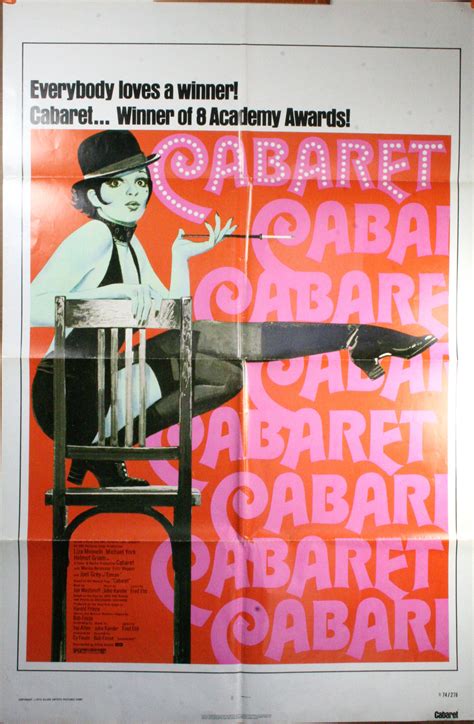 CABARET, Liza Minelli Musical Poster - Original Vintage Movie Posters