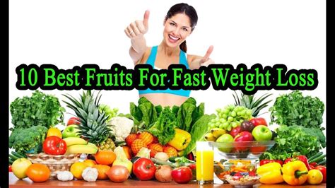 10 Best Fruits For Fast Weight Loss - YouTube