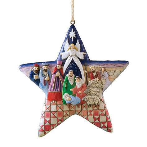 Nativity Star Ornament in 2021 | Nativity star, Christmas ornaments to ...