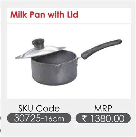 Milk Pan With Lid at Rs 884/piece | Shankarapura | Bengaluru | ID ...