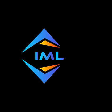 IML abstract technology logo design on white background. IML creative initials letter logo ...