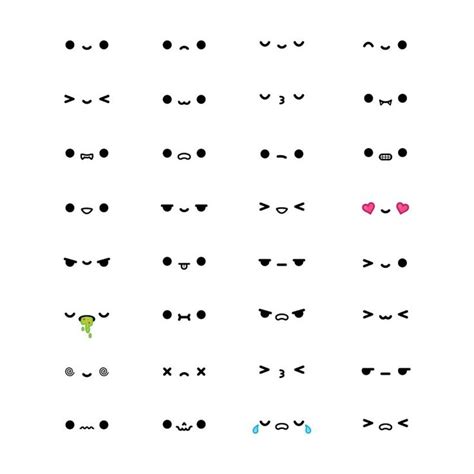 Kawaii Faces - Light | Tutoriel de dessin, Idée de dessin facile ...