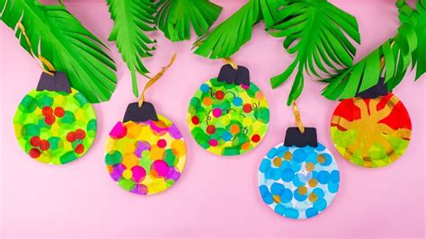 Paper Plate Ornament Craft - Super Simple