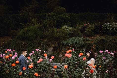 Washington Park Rose Garden Wedding | Elisa + Alex