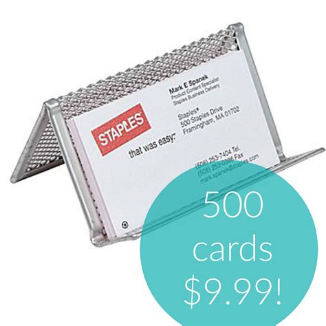 Staples Business Card Template – Mightyprintingdeals.com