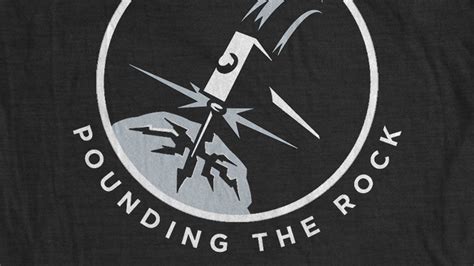 Pounding the Rock logo T-shirts are now available - Pounding The Rock