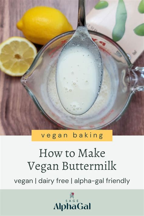 How to Make Vegan Buttermilk