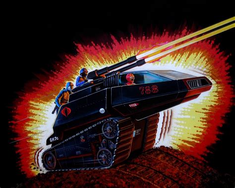 The Cobra Hiss Tank. Art by Hector Garrido. | Gi joe, Gi joe cobra, Joes