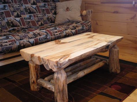 Log Furniture Coffee Tables