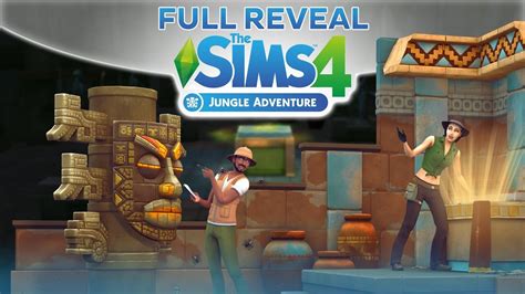 The Sims 4 Jungle Adventure Reveal: SKELETONS, NEW ASSETS & MORE - YouTube