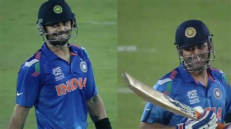 Over to you: When MS Dhoni allowed Virat Kohli to score winning run in ...