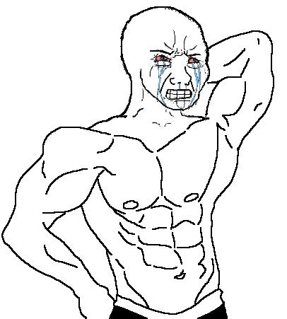 sad /fit/ wojak | Wojak / Feels Guy | Know Your Meme