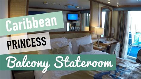 Caribbean Princess Balcony Stateroom C107 | CruiseTipsTV