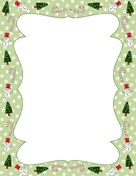 Christmas Border: Clip Art, Page Border, and Vector Graphics ...